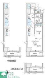 パークナードフィット南青山Ｇａｒｄｅｎの物件間取画像